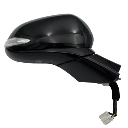 Door Mirror Assembly Right Heated w/Signal Lamp w/o Side View Camera Textured Black for Hyundai Santa Fe 2019–2020