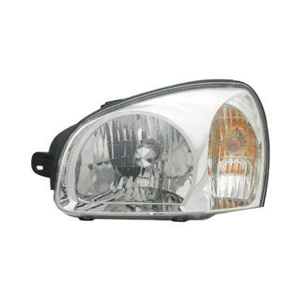 Headlight Assembly Composite Left Includes Park/Signal Lamps From 7/15/03 for Hyundai Santa Fe 2003–2006