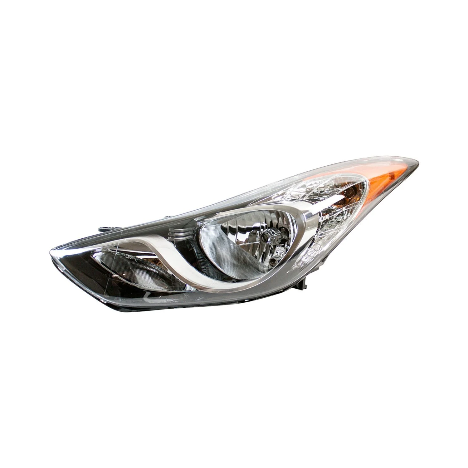 Headlight Assembly Composite Left USA Built for Hyundai Elantra Sedan 2011–2013