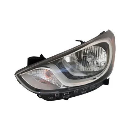 Headlight Assembly Composite Left Standard Type CAPA for Hyundai Accent Sedan Hatchback 2012–2014