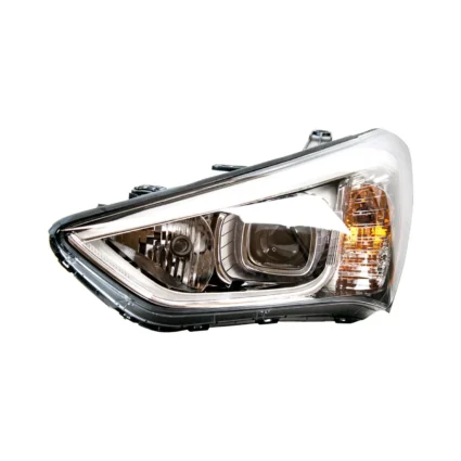 Headlight Assembly Composite Left Halogen for Hyundai Santa Fe Sport 2013–2016