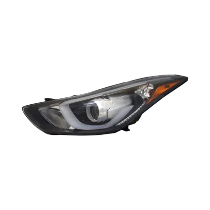Headlight Assembly Composite Left w/LED Position Lamp USA Built for Hyundai Elantra 2014–2016