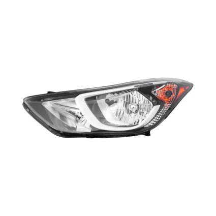 Headlight Assembly Composite Left w/o LED Position Lamp Korea Built for Hyundai Elantra 2014–2016