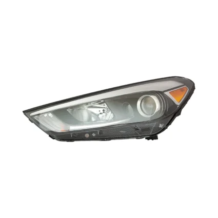 Headlight Assembly Composite Left Halogen w/o LED Position Lamp for Hyundai Tucson 2016–2018