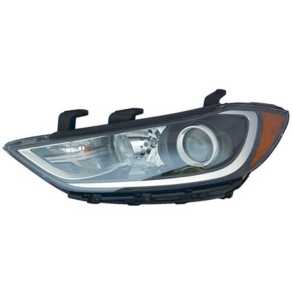 Headlight Assembly Composite Left HID w/Dynamic Bending for Hyundai Elantra 2017–2018