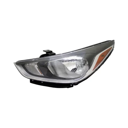 Headlight Assembly Composite Left Halogen Standard Type for Hyundai Accent Hatchback Sedan 2018–2022