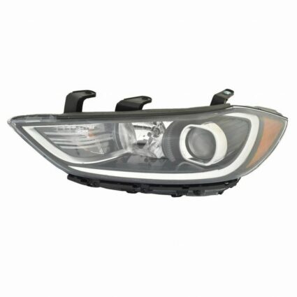 Headlight Assembly Composite Left HID Fixed Beam USA Built for Hyundai Elantra 2017–2018