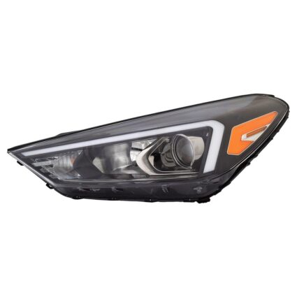 Headlight Assembly Composite Left Halogen w/o LED Position Lamp for Hyundai Tucson 2019–2021