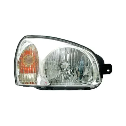 Headlight Assembly Composite Right Includes Park/Signal Lamps From 3/3/03 To 7/14/03 for Hyundai Santa Fe 2003