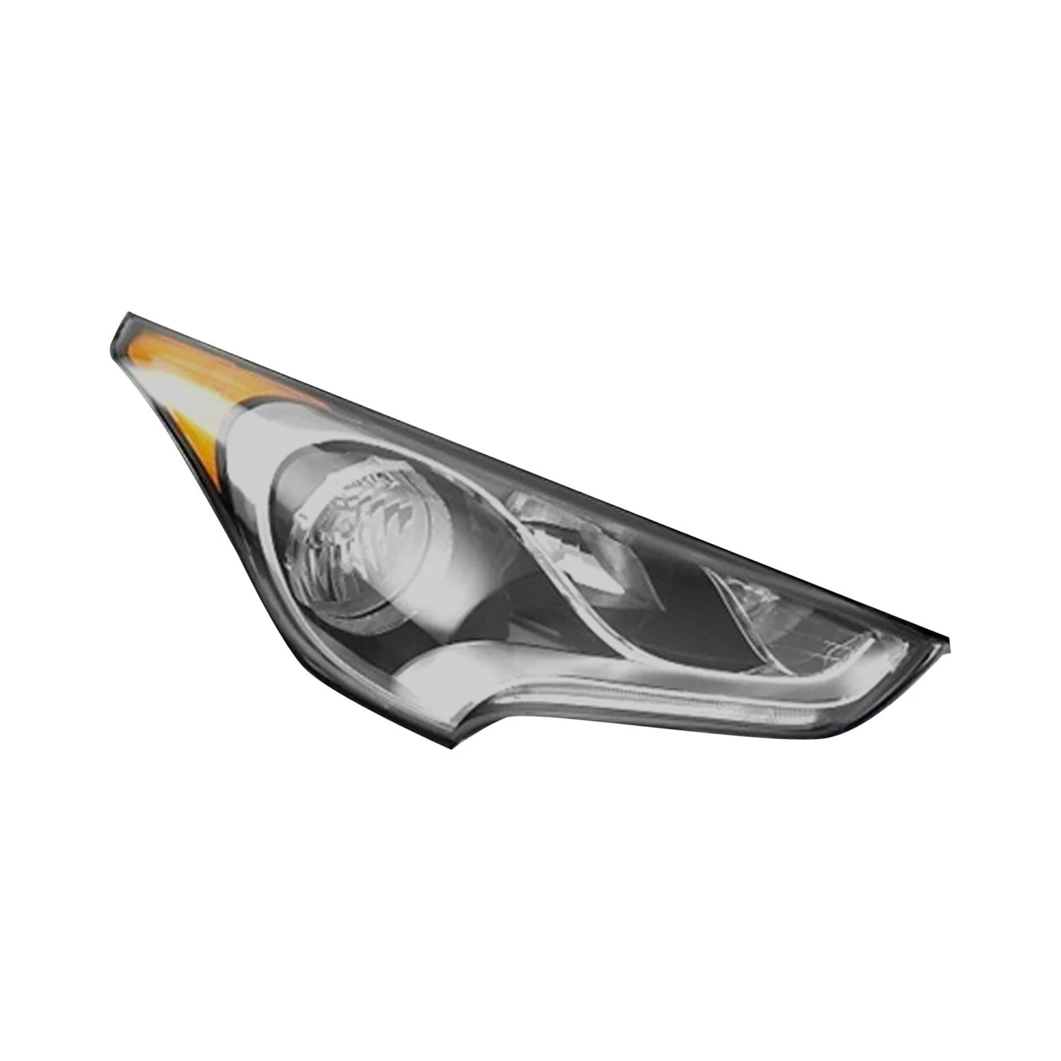 Headlight Assembly Composite Right Standard Type CAPA for Hyundai Veloster 2012–2017