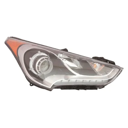 Headlight Assembly Composite Right Type 2 Projector Type CAPA for Hyundai Veloster 2012–2017