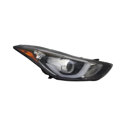 Headlight Assembly Composite Right w/LED Position Lamp USA Built CAPA for Hyundai Elantra 2014–2016