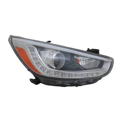 Headlight Assembly Composite Right LED Projector Type CAPA for Hyundai Accent 2012–2017