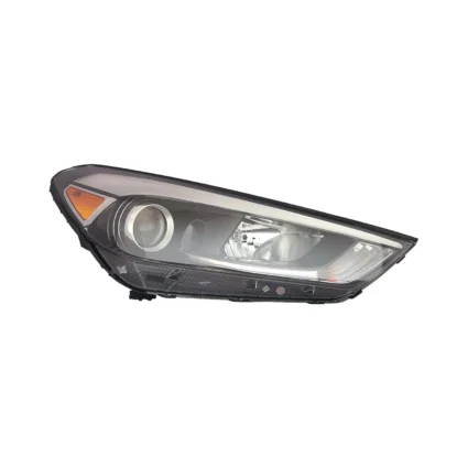 Headlight Assembly Composite Right Halogen w/o LED Position Lamp for Hyundai Tucson 2016–2018