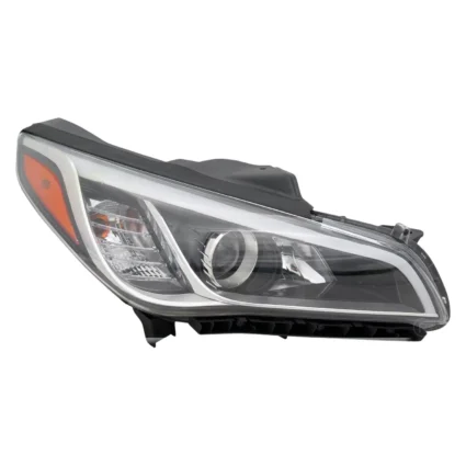 Headlight Assembly Composite Right w/DRL Canada Type for Hyundai Sonata Eco SE 2015–2017