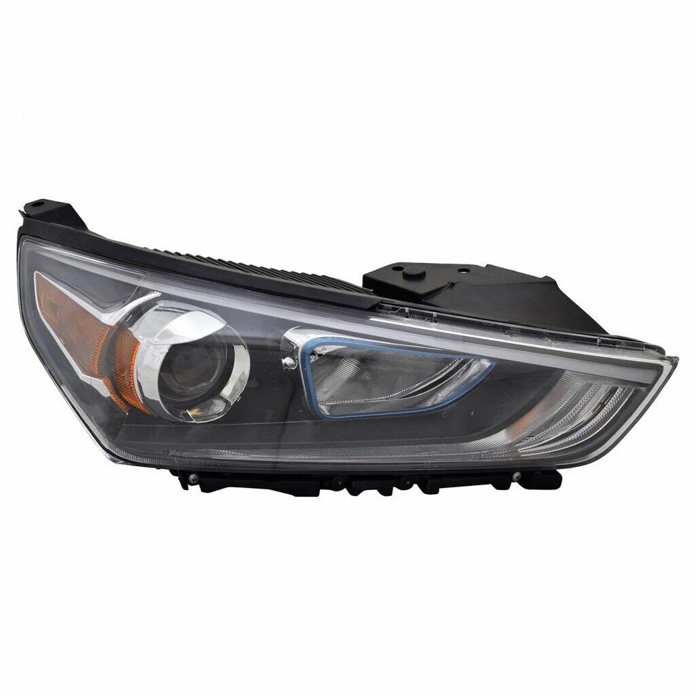 Headlight Assembly Composite Right Halogen for Hyundai Ioniq Hybrid Limited Hybrid SE Hybrid SEL Hybrid Blue Plug-In Hybrid Plug-In Hybrid Limited Hybrid Ultimate Hybrid Essential Hybrid Luxury Hybrid Preferred 2017–2019