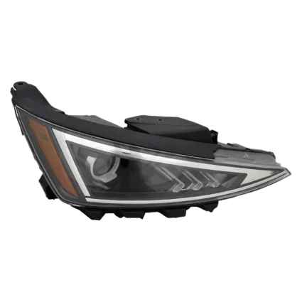 Headlight Assembly Composite Right w/o LED Daytime Running Lamps USA Built for Hyundai Elantra 2019–2020