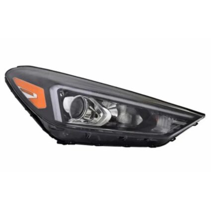 Headlight Assembly Composite Right Halogen w/LED Position Lamp CAPA for Hyundai Tucson 2019–2021