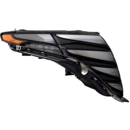 Daytime Running Light Right Dark Chrome Trim USA Built CAPA for Hyundai Tucson Limited SEL 2022–2024