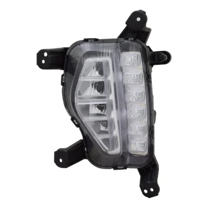 Fog Light Assembly Left LED w/DRL CAPA for Hyundai Santa Fe Santa Fe XL