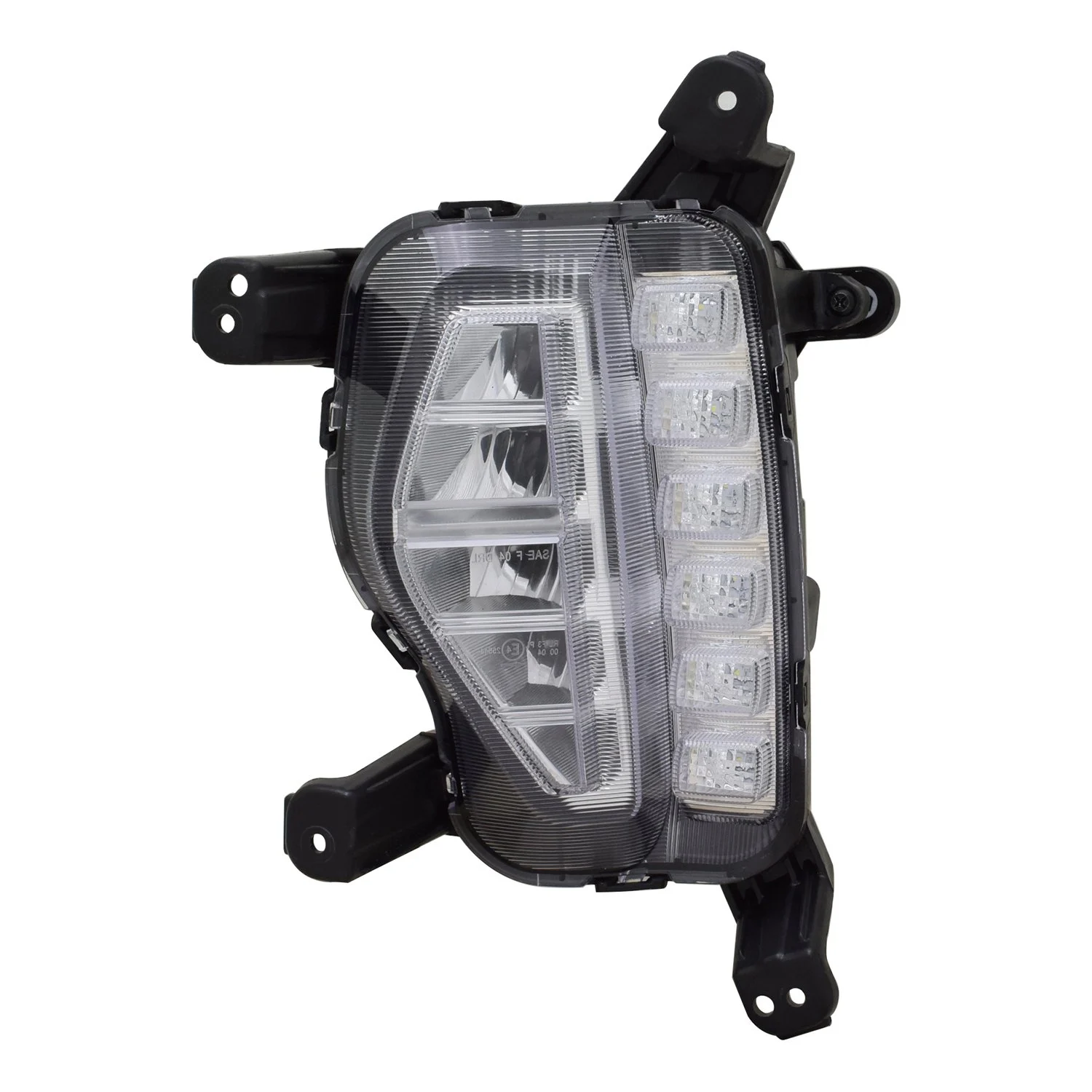 Fog Light Assembly Left LED w/DRL CAPA for Hyundai Santa Fe Santa Fe XL