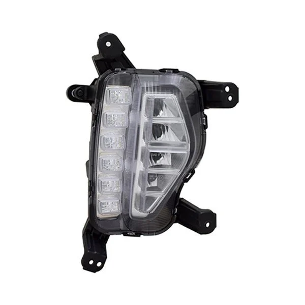 Fog Light Assembly Right LED w/DRL CAPA for Hyundai Santa Fe Santa Fe XL