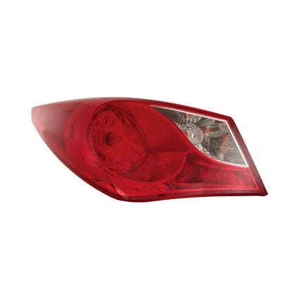 Tail Light Assembly Left Outer Bulb Type CAPA for Hyundai Sonata Limited 2.0T 2.0T Limited GL SE GLS 2011–2014