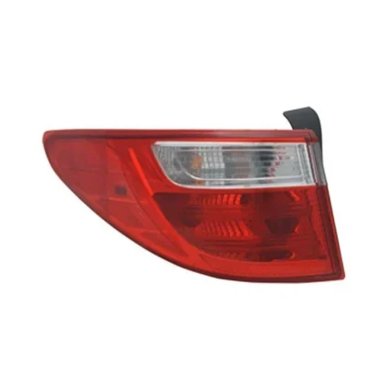 Tail Light Assembly Left Outer 7 Seat Halogen for Hyundai Santa Fe Limited GLS 2013–2016