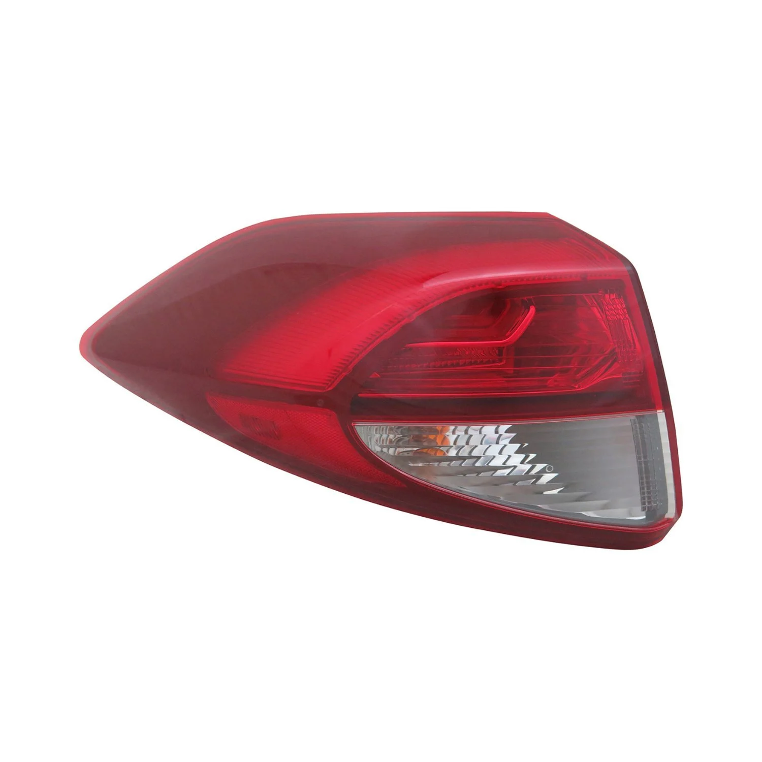 Tail Light Assembly Left Outer LED Type for Hyundai Tucson 2016–2018