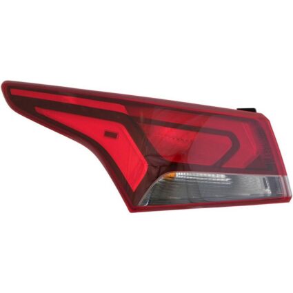 Tail Light Assembly Left Outer Bulb Type for Hyundai Accent Sedan 2018–2022