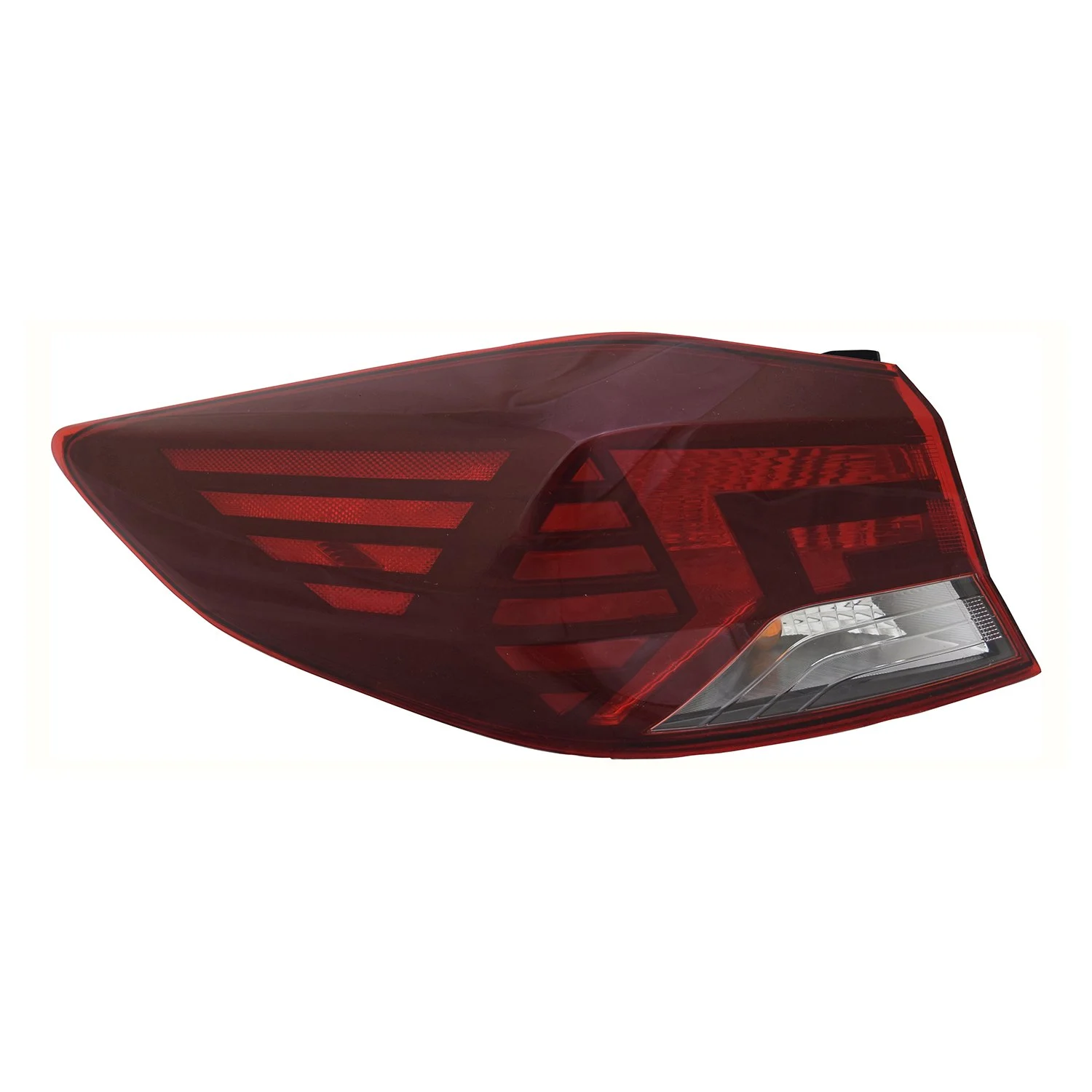 Tail Light Assembly Left Outer Bulb Type USA Built for Hyundai Elantra 2019–2020