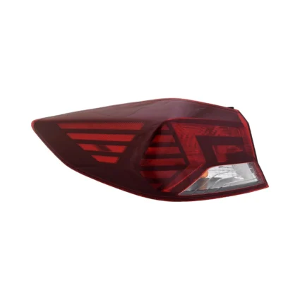 Tail Light Assembly Left Outer Bulb Type Korea Built CAPA for Hyundai Elantra 2019–2020