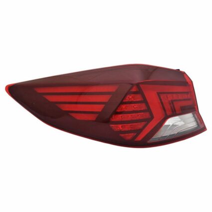 Tail Light Assembly Left Outer LED CAPA for Hyundai Elantra 2019–2020