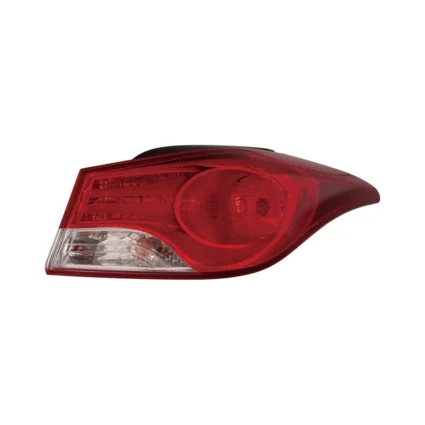 Tail Light Assembly Right Outer Halogen USA Built for Hyundai Elantra Sedan 2011–2013