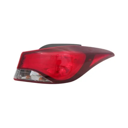 Tail Light Assembly Right Outer Bulb Type USA Built CAPA for Hyundai Elantra 2014–2016