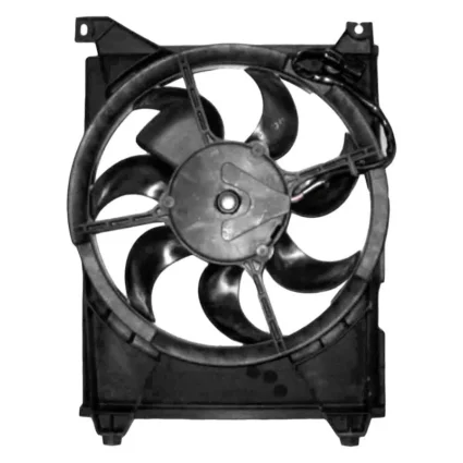 A/C Condenser Fan Assembly Includes Motor/Blade/Shroud Electric Fan Assembly for Hyundai Sonata Kia Magentis Optima