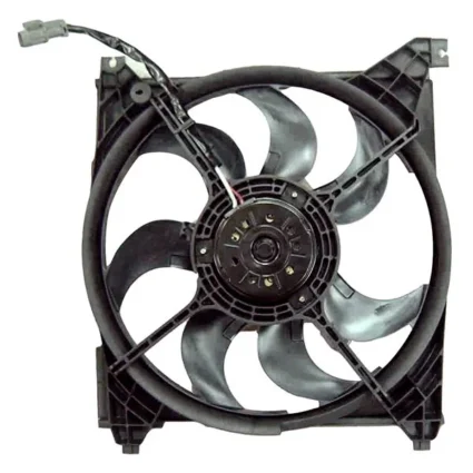 Engine Cooling Fan Assembly Includes Motor/Blade/Shroud for Hyundai Santa Fe 2001–2004
