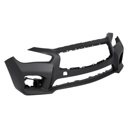 Bumper Cover Front w/o Object Sensors Primed for INFINITI Q50 Sport Seduction Red Sport 400 2014–2017