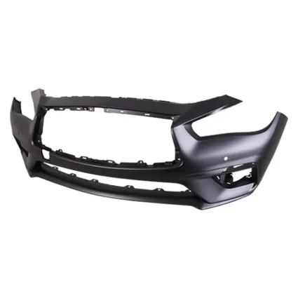 Bumper Cover Front w/Object Sensors Primed for INFINITI Q50 Pure Luxe Hybrid Luxe Hybrid 2018–2023