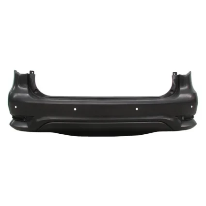 Bumper Cover Rear w/Backup Collision Intervention w/Park Assist w/o Towing Hitch Primed for INFINITI QX60 2016–2017