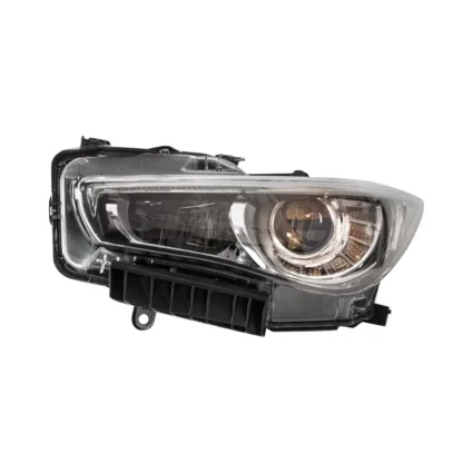 Headlight Assembly Composite Left w/o Adaptive Headlamps for INFINITI Q50 2014–2017