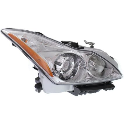 Headlight Assembly Composite Right w/o Technology Pkg w/o Premium Pkg for INFINITI G37 Coupe Convertible 2008–2010