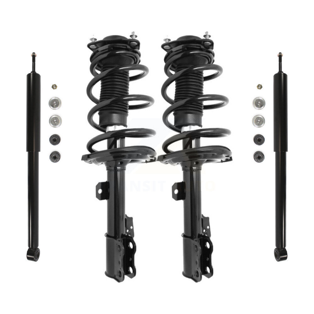 Front Rear Strut Coil Spring Kit For 2011-2013 Toyota Sienna FWD with 2.7L Excludes AWD K78M-100102