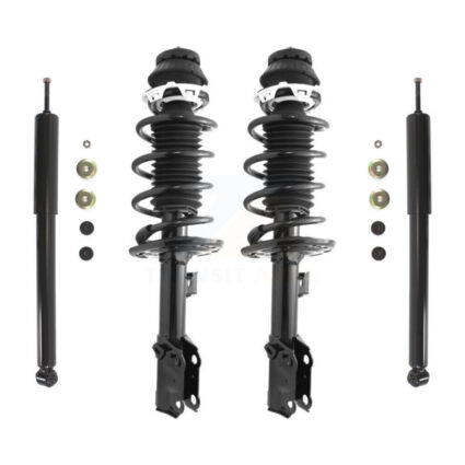 Front Rear Complete Shocks Strut And Coil Spring Assemblies Kit For 2007-2008 Honda Fit K78M-100105