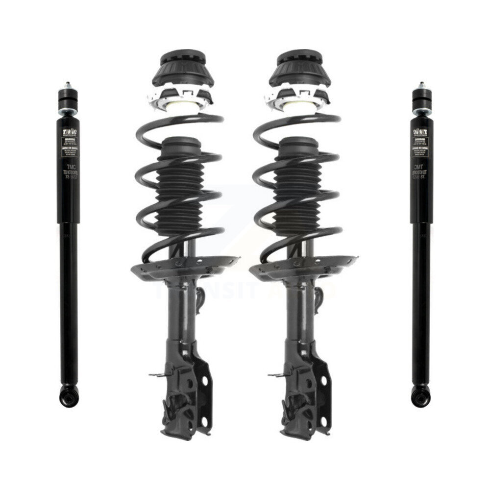 Front Rear Shocks Strut Coil Spring Kit For 2009-2014 Honda Fit Excludes Electric Models K78M-100179