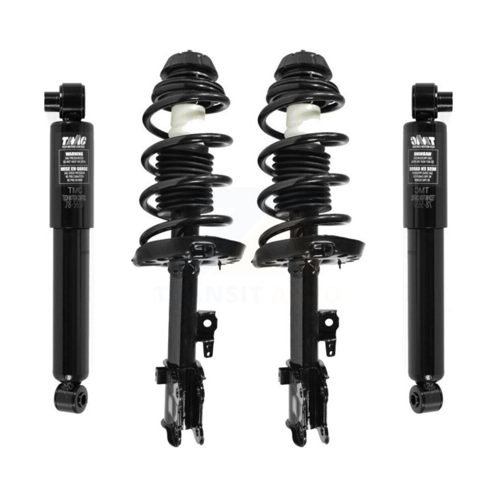 Front Rear Complete Shocks Strut Coil Spring Mount Assemblies Kit For 2010-2013 Kia Soul K78M-100206