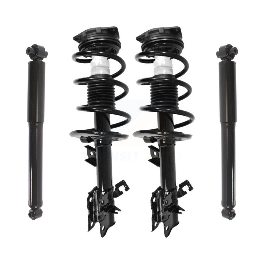 Front Rear Complete Shocks Strut And Coil Spring Mount Assemblies Kit For Nissan Rogue K78M-100240