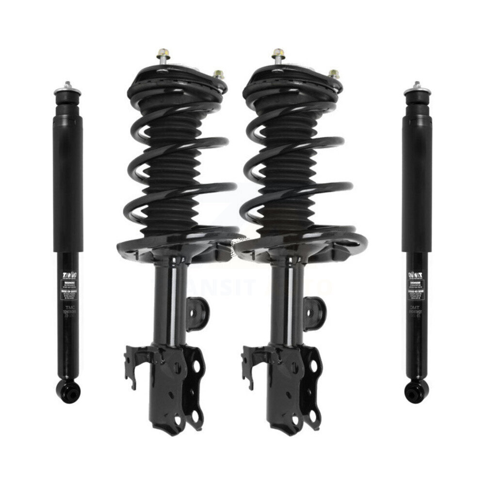 Front Rear Complete Shocks Strut Coil Spring Assemblies Kit For 2012-2017 Toyota Prius V K78M-100241