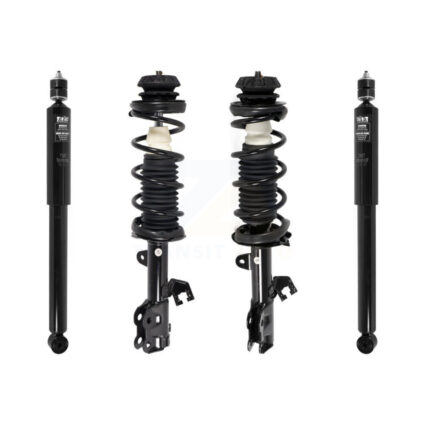Front Rear Complete Shocks Strut Coil Spring Mount Assemblies Kit For Nissan Versa Note K78M-100300