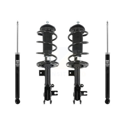 Front Rear Complete Shocks Strut Coil Spring Mount Assemblies Kit For 2014-2018 Mazda 3 K78M-100415